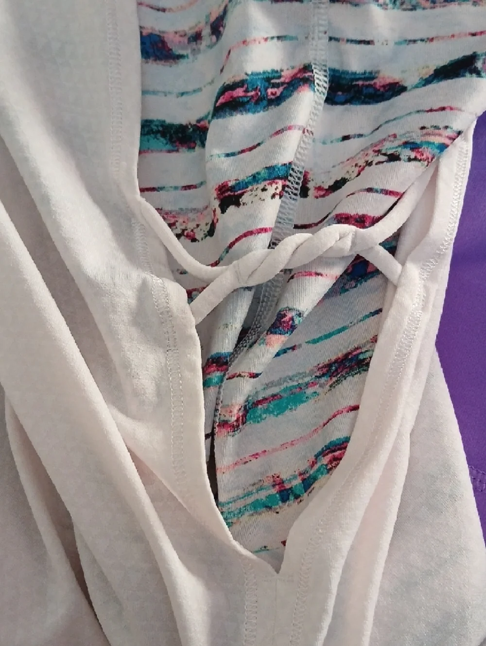 Ivivva Girls Mix Color Double‎ Dutch Activewear Pullover Tank Top 10